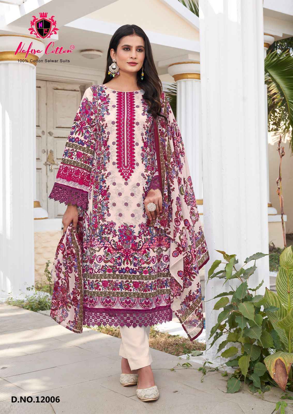 Nafisa Cotton Safina Vol 12 Cotton Dress Material 6 pcs Catalogue