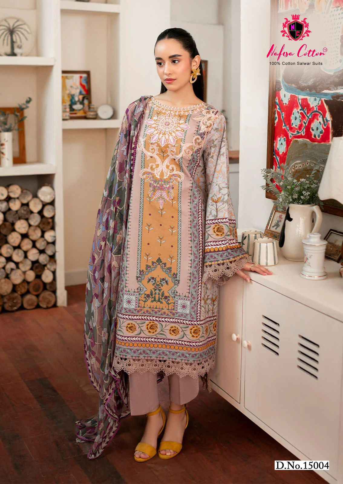 Nafisa Cotton Sahil Vol 15 Cotton Dress Material 6 pcs Catalogue