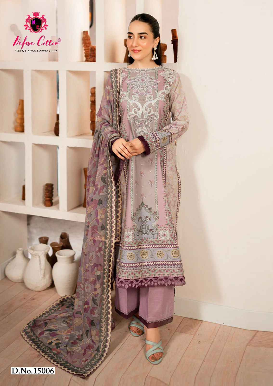 Nafisa Cotton Sahil Vol 15 Cotton Dress Material 6 pcs Catalogue