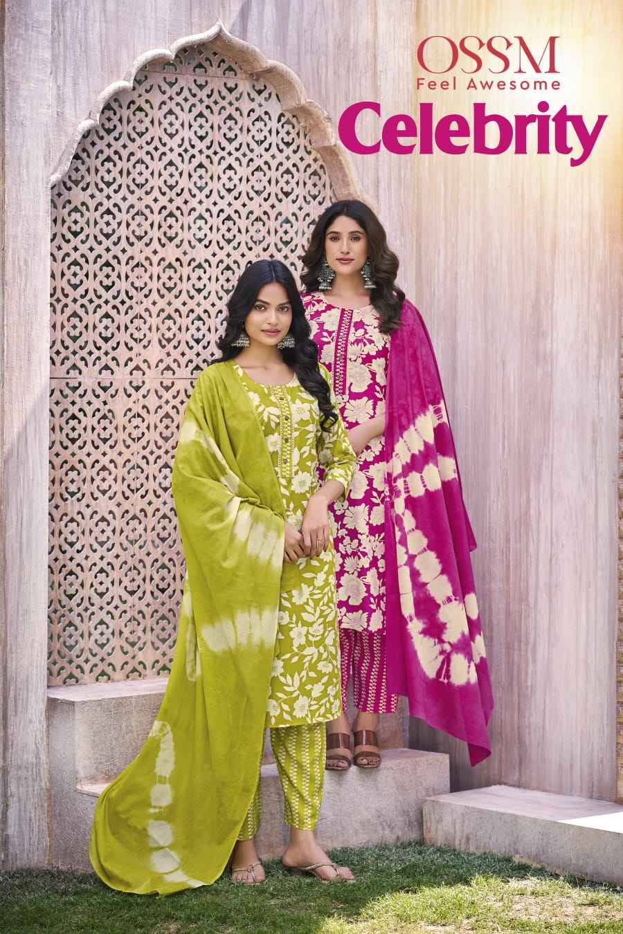 Ossm Celebrity Rayon Kurti Combo 6 pcs Catalogue