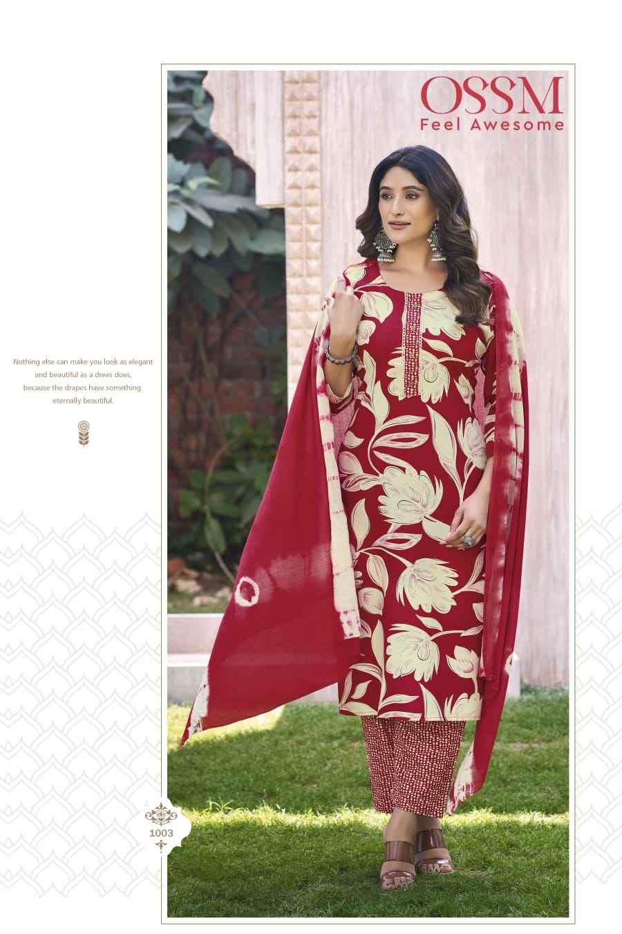 Ossm Celebrity Rayon Kurti Combo 6 pcs Catalogue