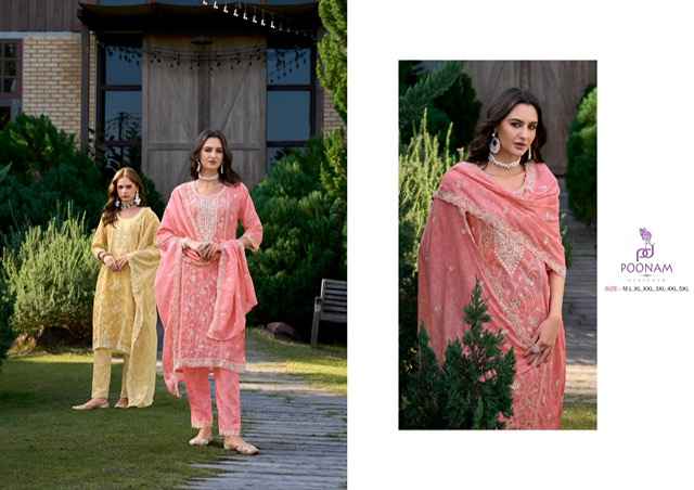 Poonam Designer Lilah Cotton Kurti Combo 4 pcs Catalogue
