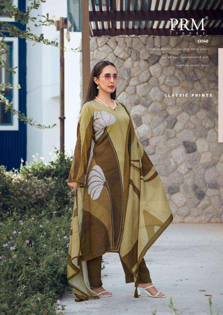 PRM Trendz Amber Jam Cotton Dress Material 6 pcs Catalogue