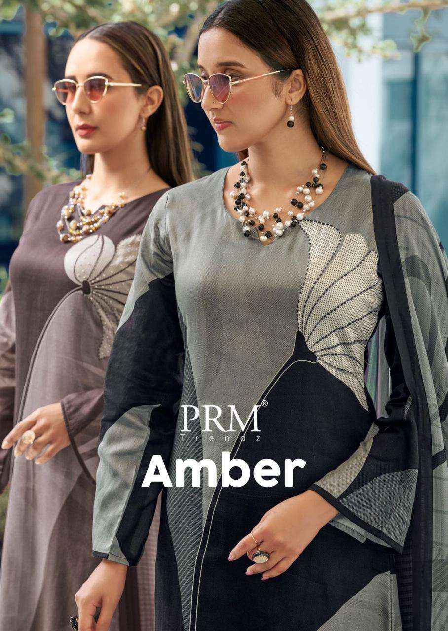 PRM Trendz Amber Jam Cotton Dress Material 6 pcs Catalogue