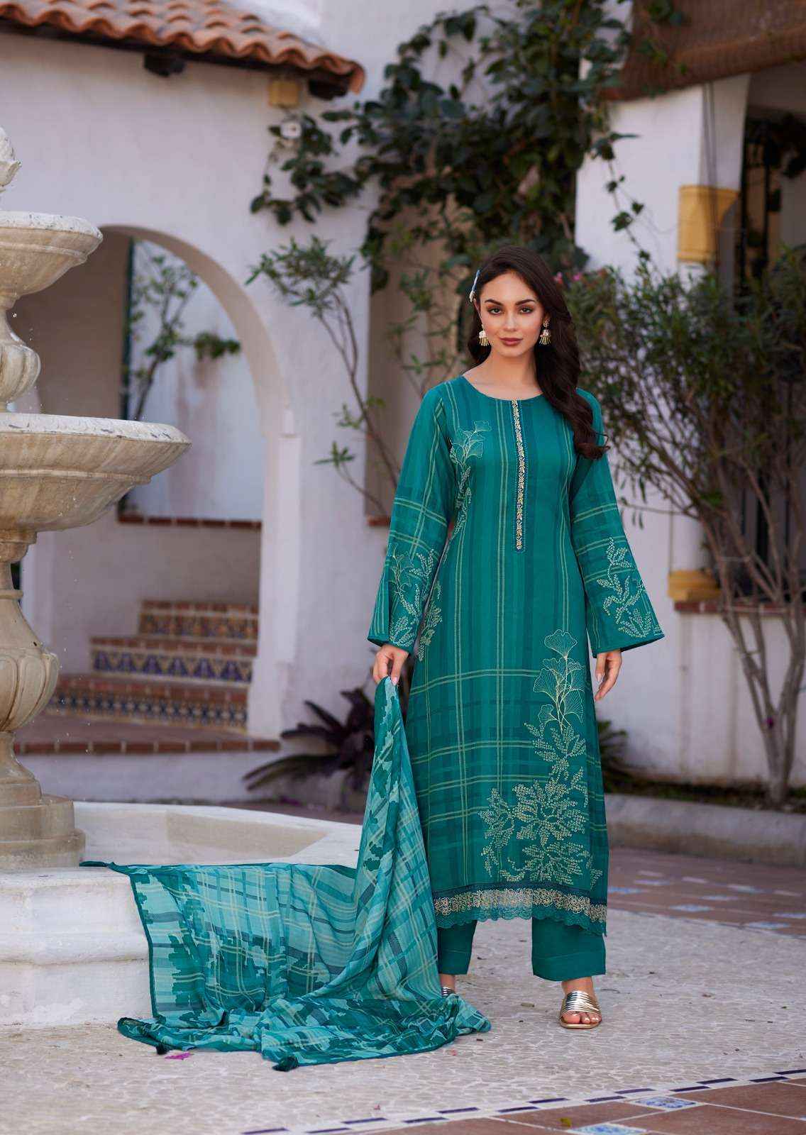 PRM Trendz Ziu Jam Cotton Dress Material 6 pcs Catalogue