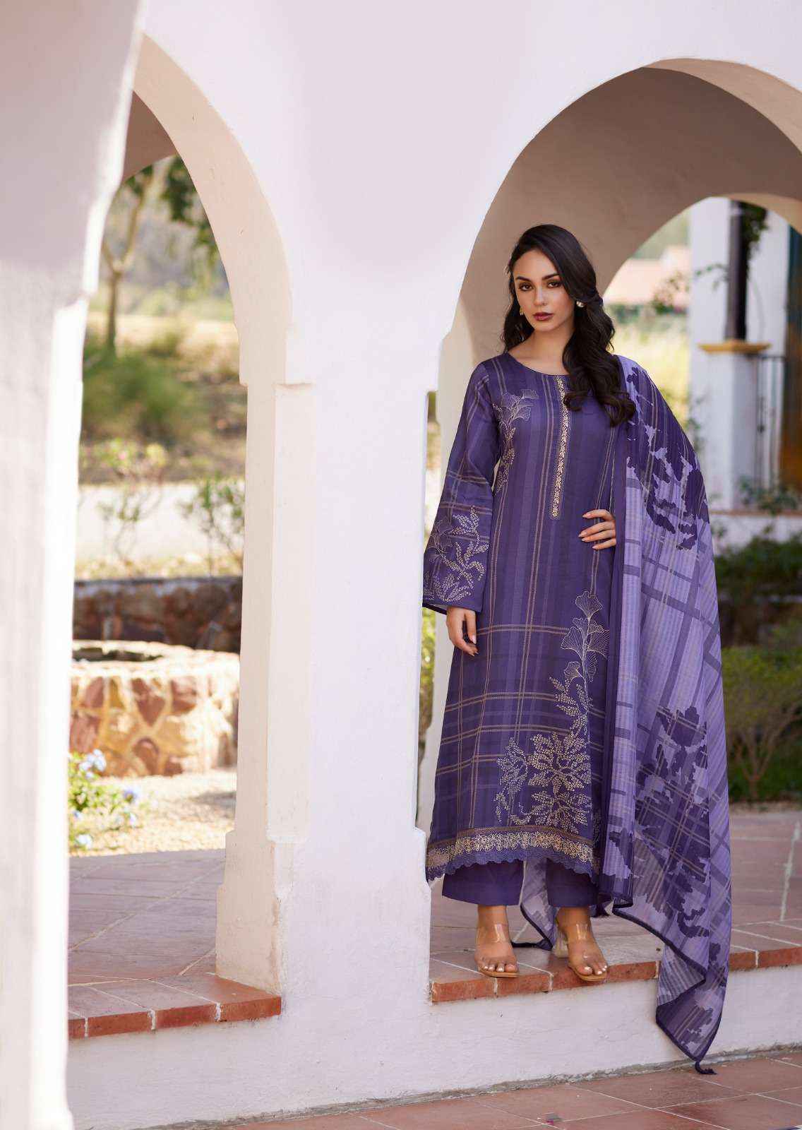 PRM Trendz Ziu Jam Cotton Dress Material 6 pcs Catalogue