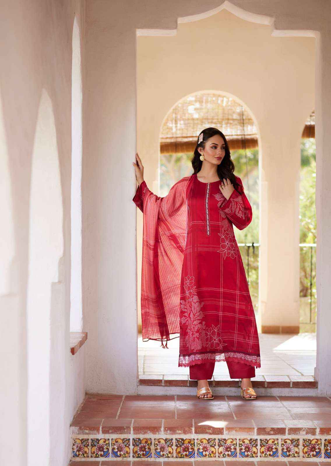 PRM Trendz Ziu Jam Cotton Dress Material 6 pcs Catalogue