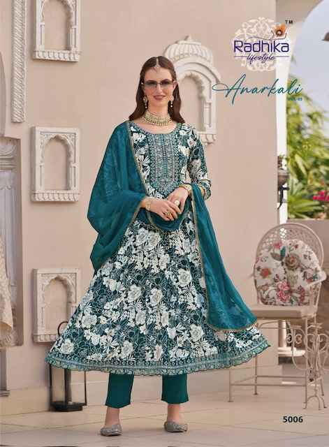 Radhika Lifestyle Anarkali Vol 5 Readymade Rayon Dress 6 Pc Catalog