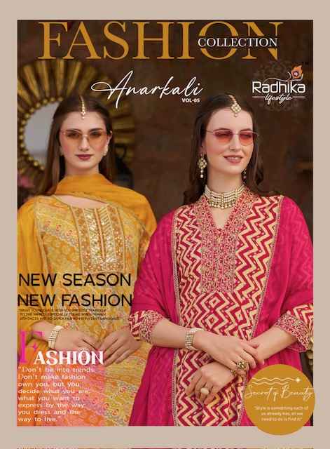 Radhika Lifestyle Anarkali Vol 5 Readymade Rayon Dress 6 Pc Catalog