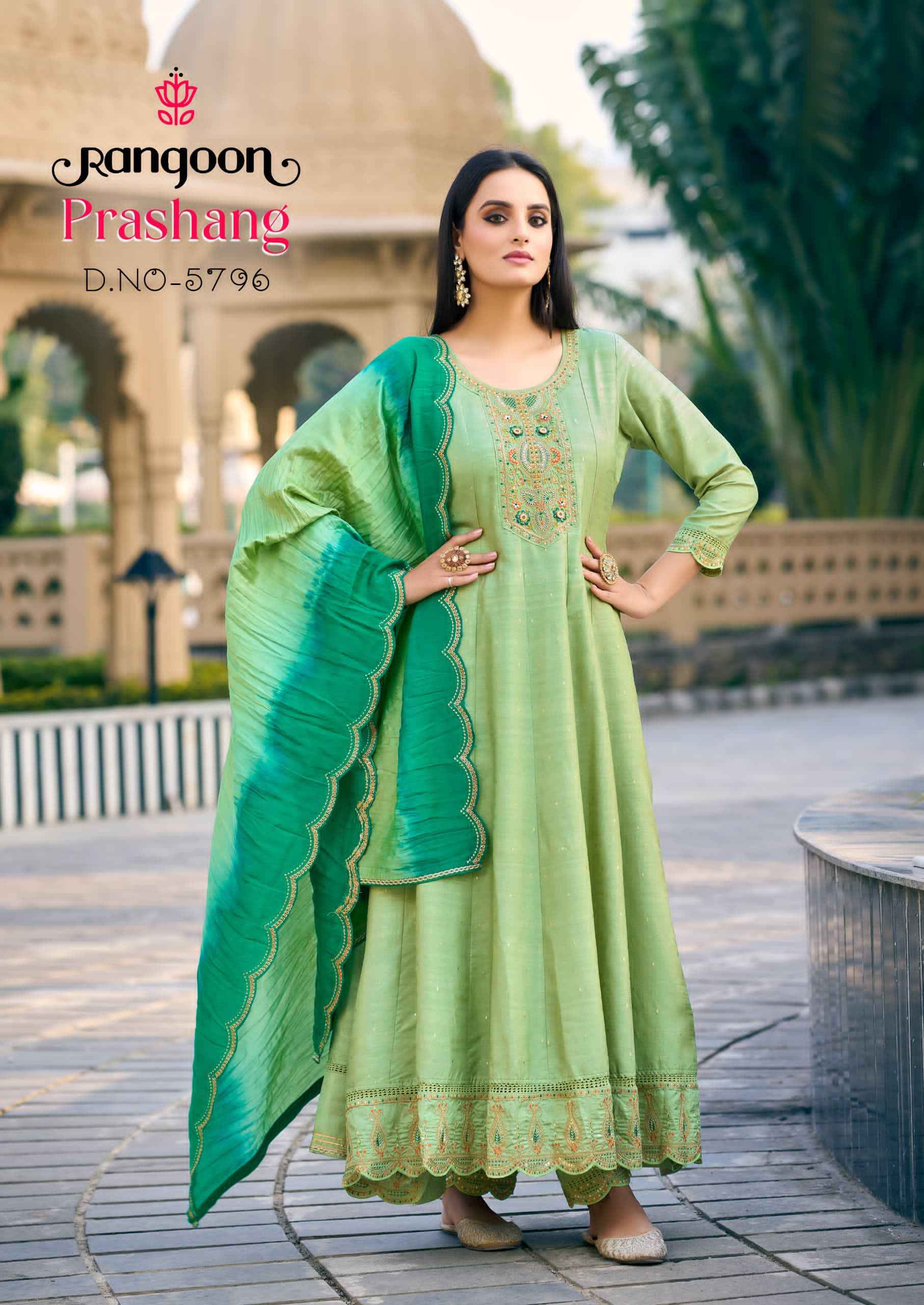 Rangoon Prashang Viscouse Kurti Combo 6 pcs Catalogue