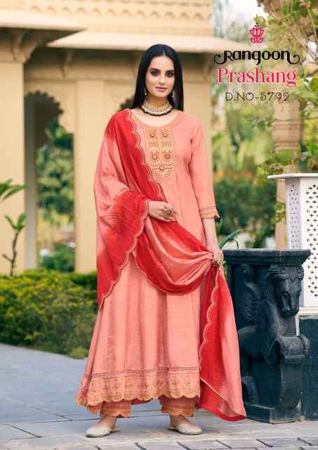 Rangoon Prashang Viscouse Kurti Combo 6 pcs Catalogue