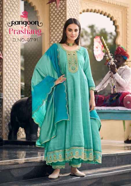 Rangoon Prashang Viscouse Kurti Combo 6 pcs Catalogue