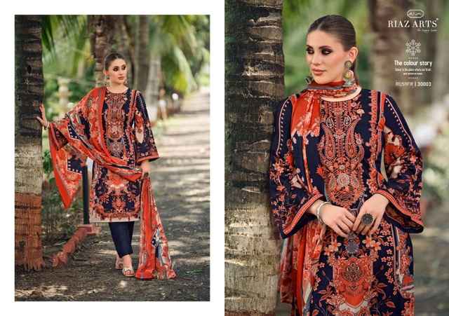 Riaz Arts Musafir Vol 19 Lawn Cotton Dress Material 8 pcs Catalogue