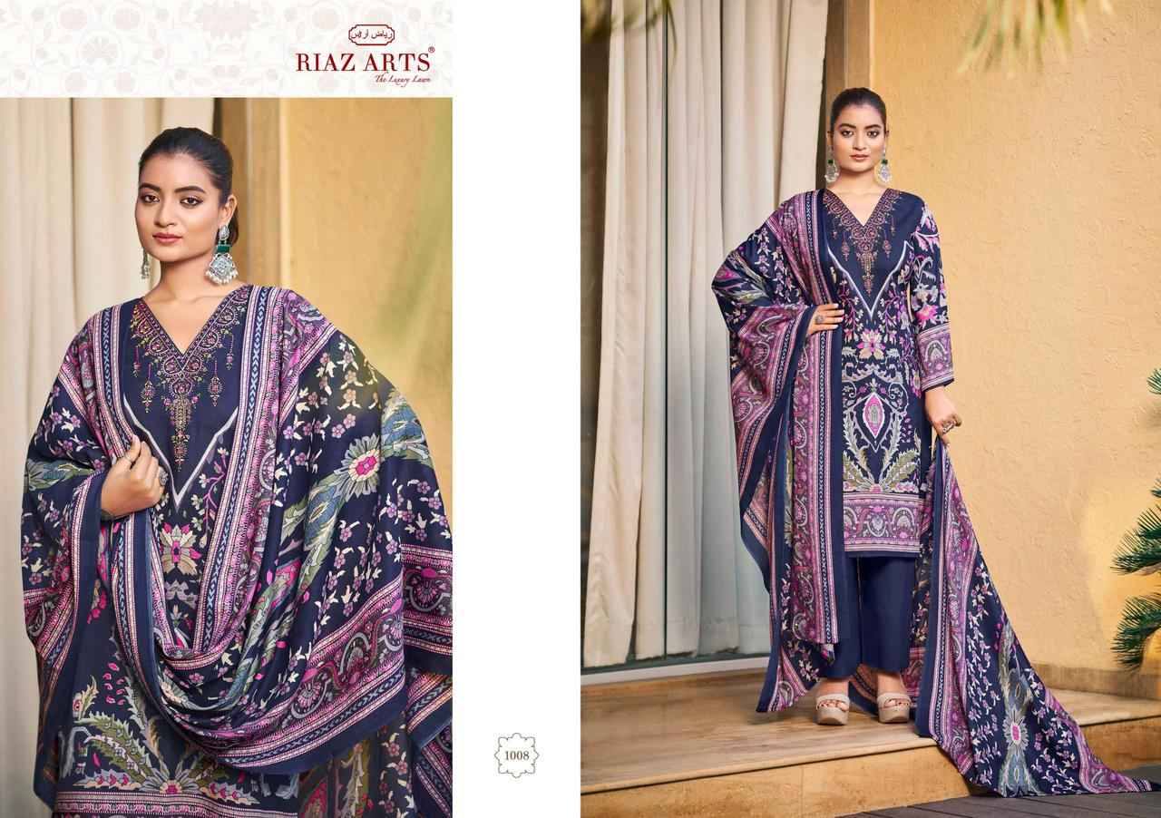 Riaz Rts Riaz Arts Ombre Karachi Lawn Dress Material Reaz Arts Wholesaler