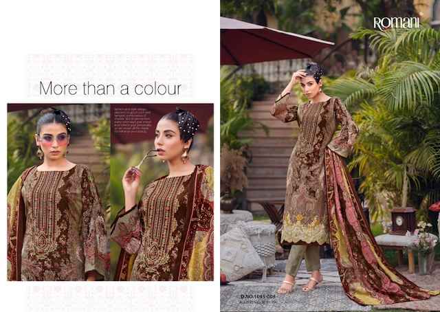 Romani Aarzu Vol 12 Cotton Dress Material 8 pcs Catalogue