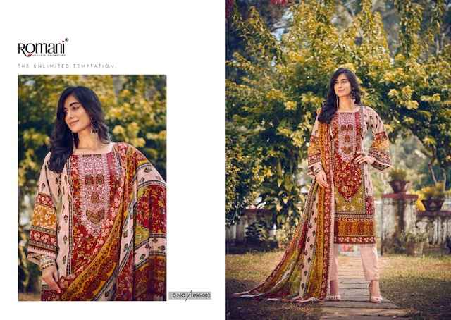 Romani Aarzu Vol 13 Cotton Dress Material 8 pcs Catalogue