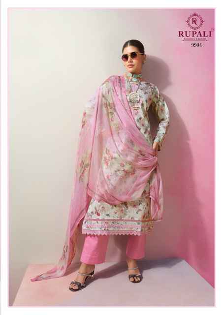 Rupali Fashion Dyani Jam Satin Dress Material 4 pcs Catalogue