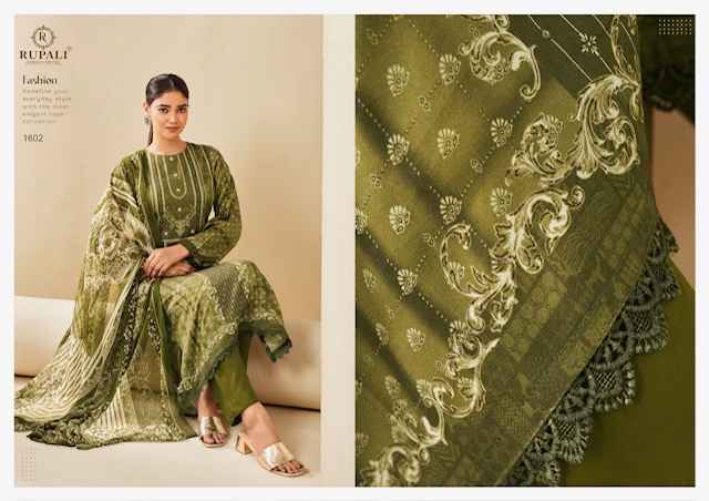 Rupali Fashion Swara Jam Satin Dress Material 6 pcs Catalogue