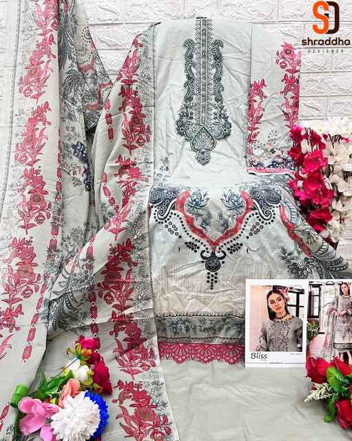 Shraddha Designer Bliss Vol 6 Lawn Cotton Dress Material 4 pcs Catalogue