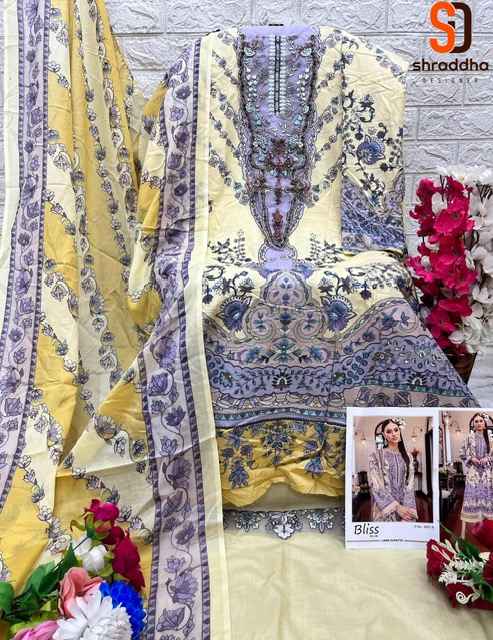 Shraddha Designer Bliss Vol 6 Lawn Cotton Dress Material 4 pcs Catalogue