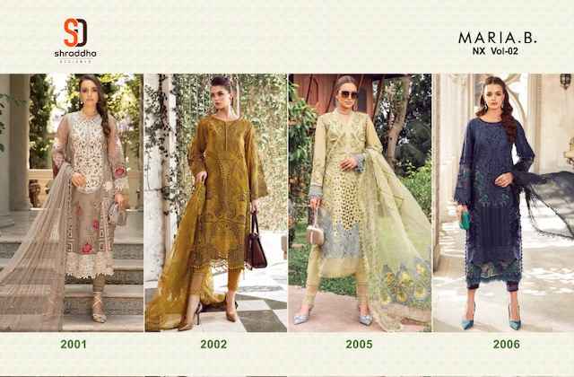 Shraddha Designer Mariya B Nx Vol 2 Cotton Dress Material 4 pcs Catalogue