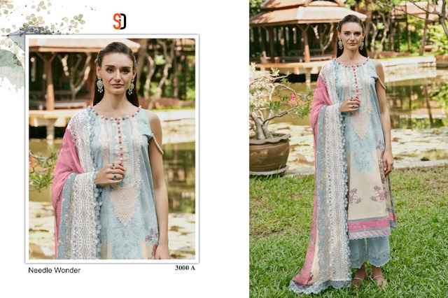 Shraddha Designer Needle Wonder Vol 3 Cotton Dress Material 4 pcs Catalogue