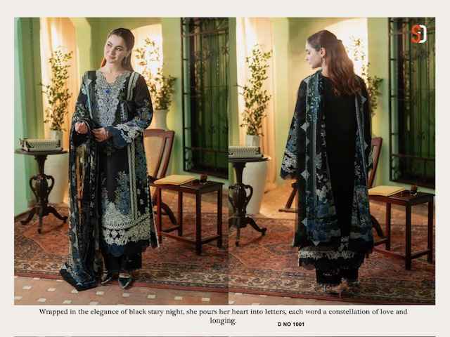 Shraddha Designer Ombre Cotton Dress Material 4 pcs Catalogue