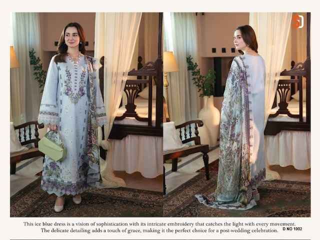 Shraddha Designer Ombre Cotton Dress Material 4 pcs Catalogue