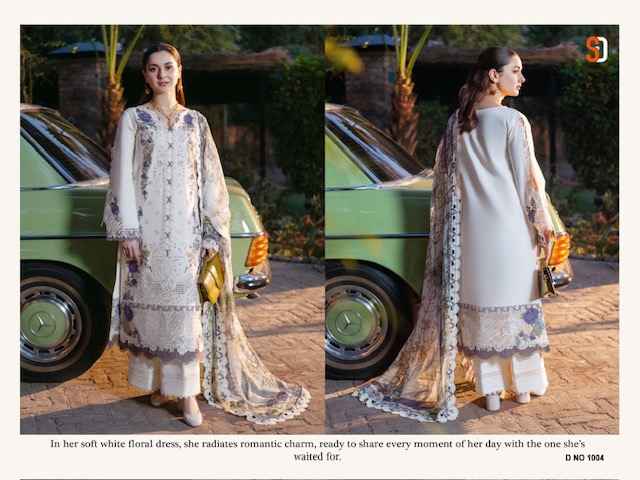 Shraddha Designer Ombre Cotton Dress Material 4 pcs Catalogue