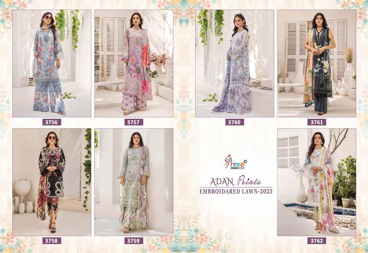 Shree Fabs Adan Prints Cotton Dress Material 7 pcs Catalogue