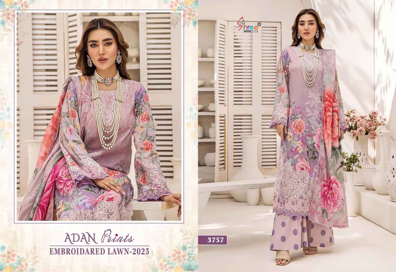 Shree Fabs Adan Prints Cotton Dress Material 7 pcs Catalogue