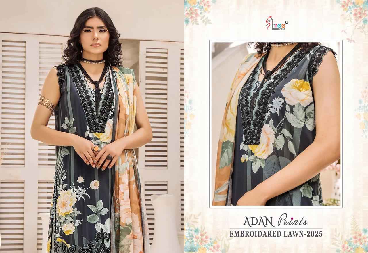 Shree Fabs Adan Prints Cotton Dress Material 7 pcs Catalogue
