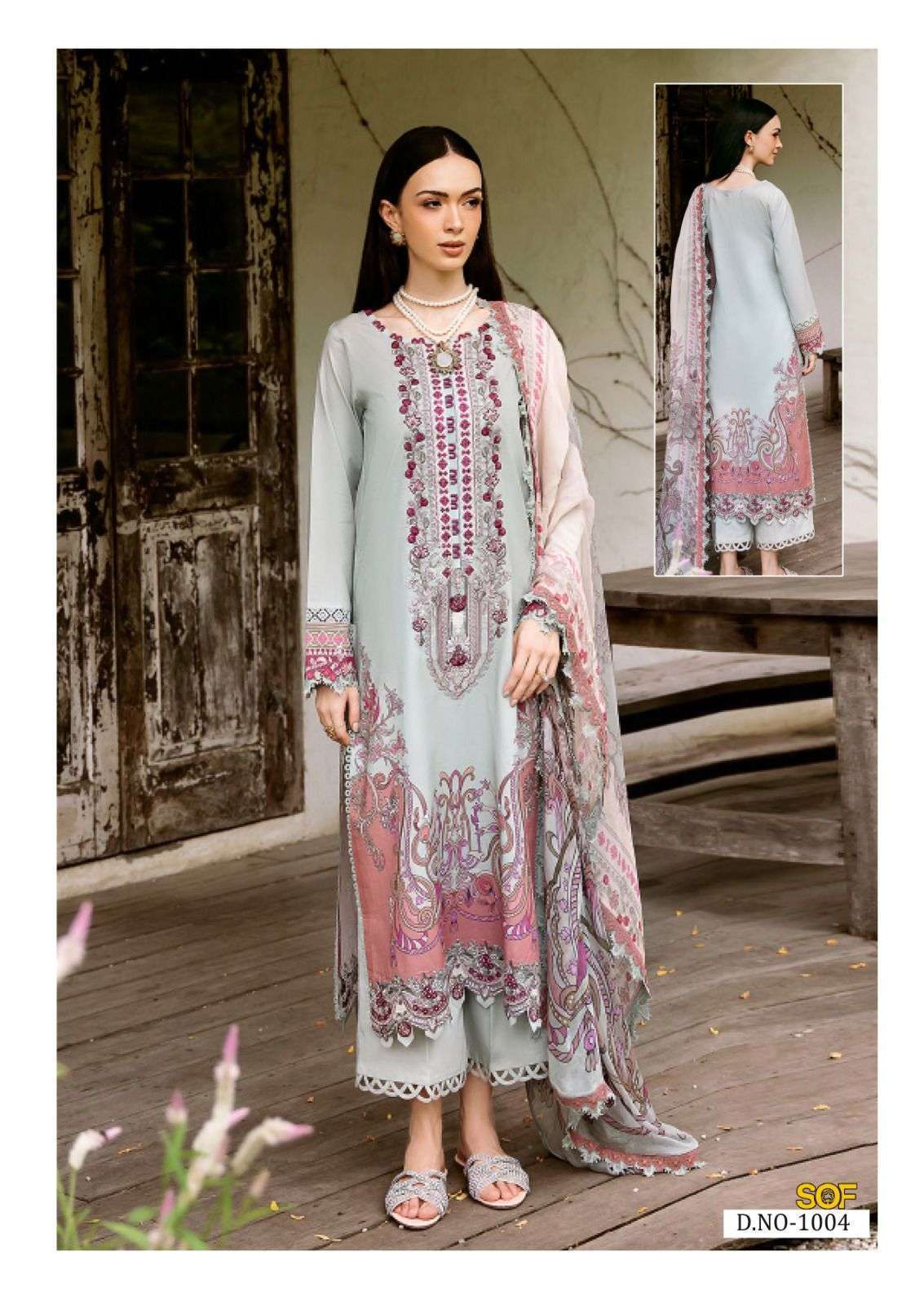 Shree Om Fab Asim Jofa Cotton Dress Material 6 pcs Catalogue