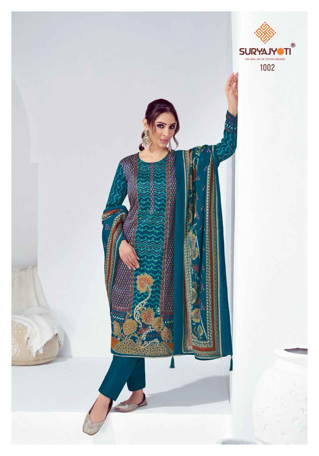 Suryajyoti Kena Vol 1 Jam Satin Dress Material 8 pcs Catalogue