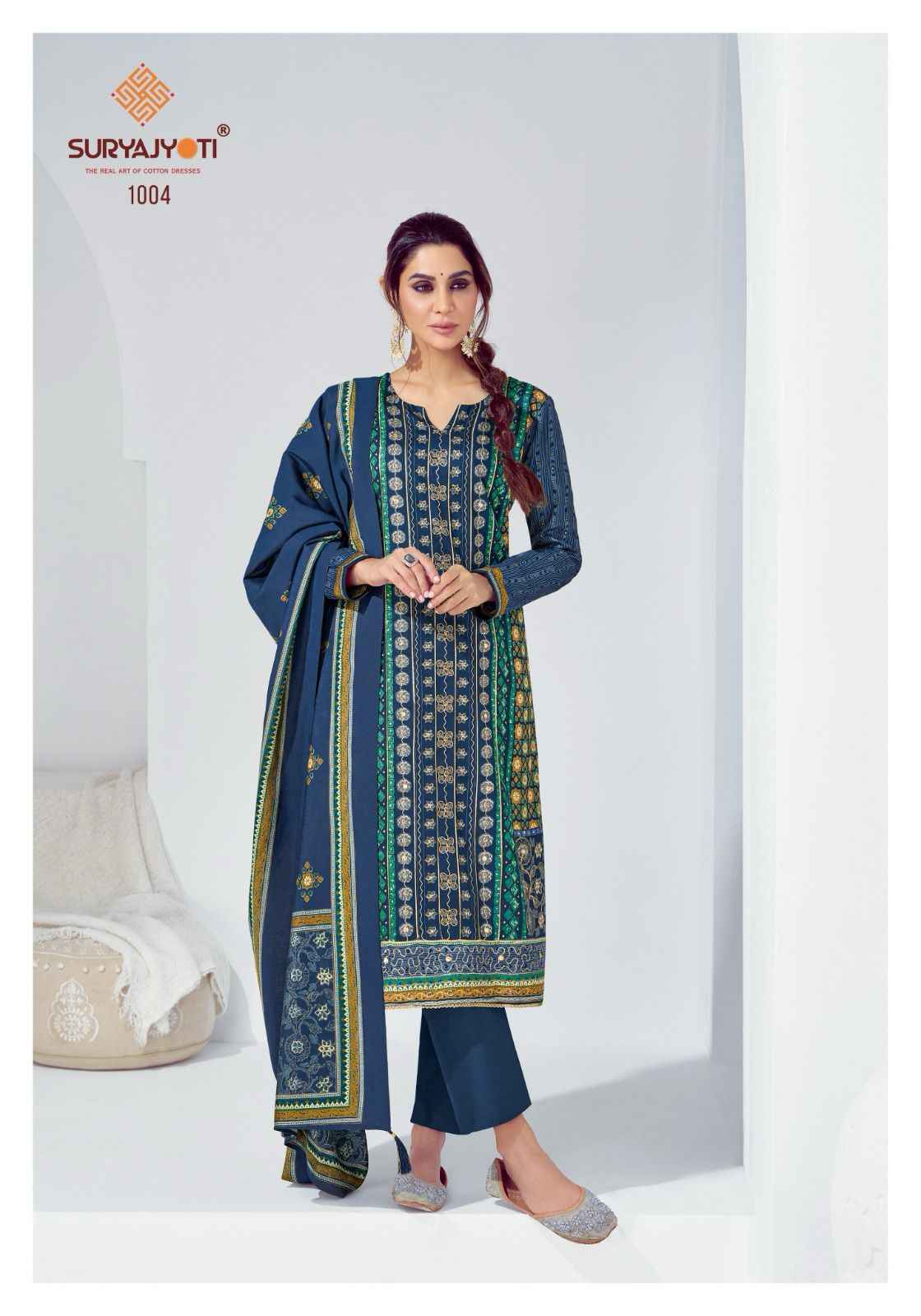 Suryajyoti Kena Vol 1 Jam Satin Dress Material 8 pcs Catalogue