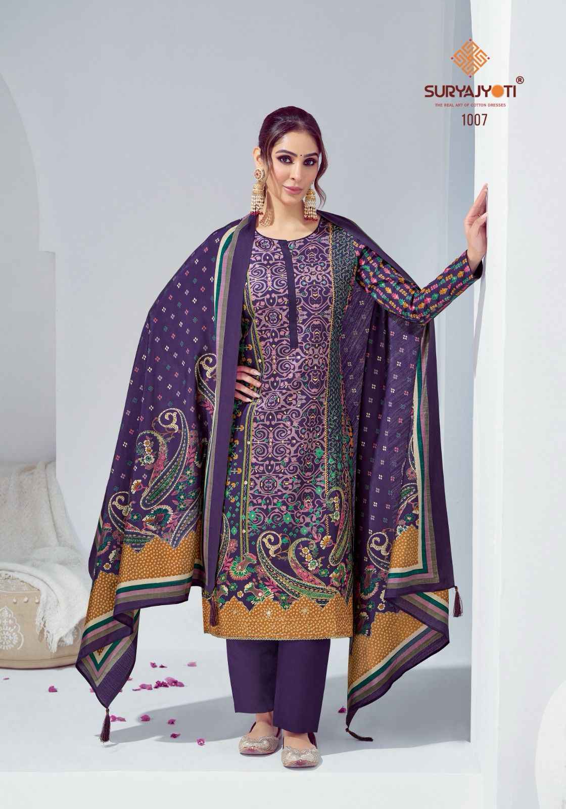 Suryajyoti Kena Vol 1 Jam Satin Dress Material 8 pcs Catalogue