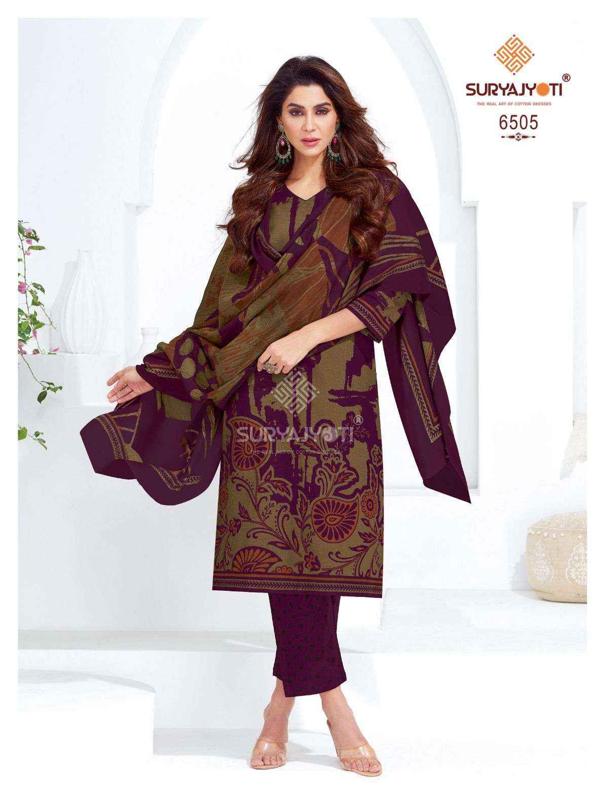 Suryajyoti Trendy Cotton Vol 65 Cotton Dress Material 20 pcs Catalogue