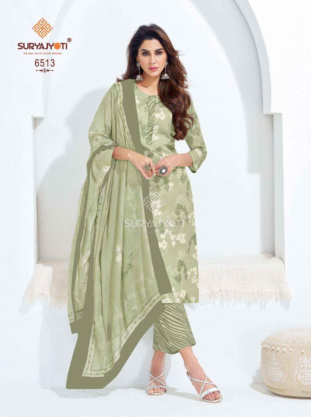 Suryajyoti Trendy Cotton Vol 65 Cotton Dress Material 20 pcs Catalogue