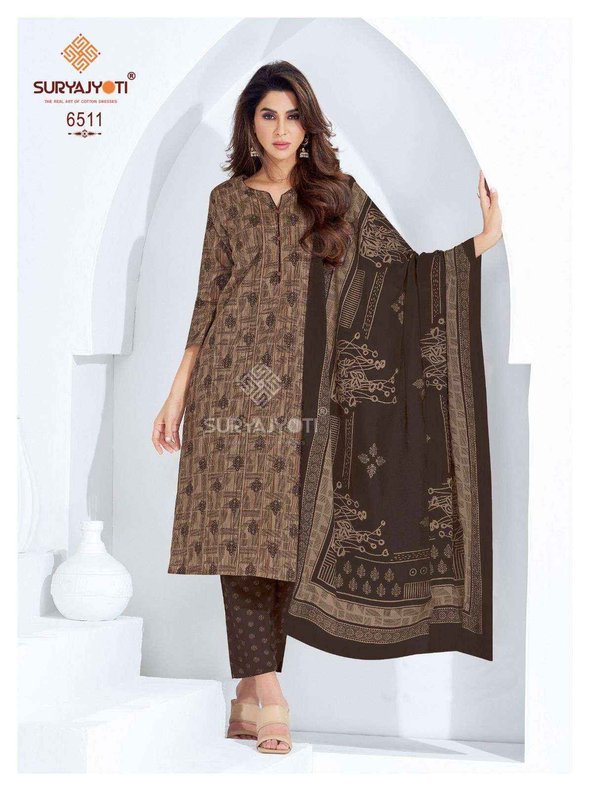 Suryajyoti Trendy Cotton Vol 65 Cotton Dress Material 20 pcs Catalogue