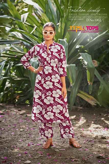 Tips & Tops Cindrella Vol 3 Rayon Co-ord Set 6 pcs Catalogue