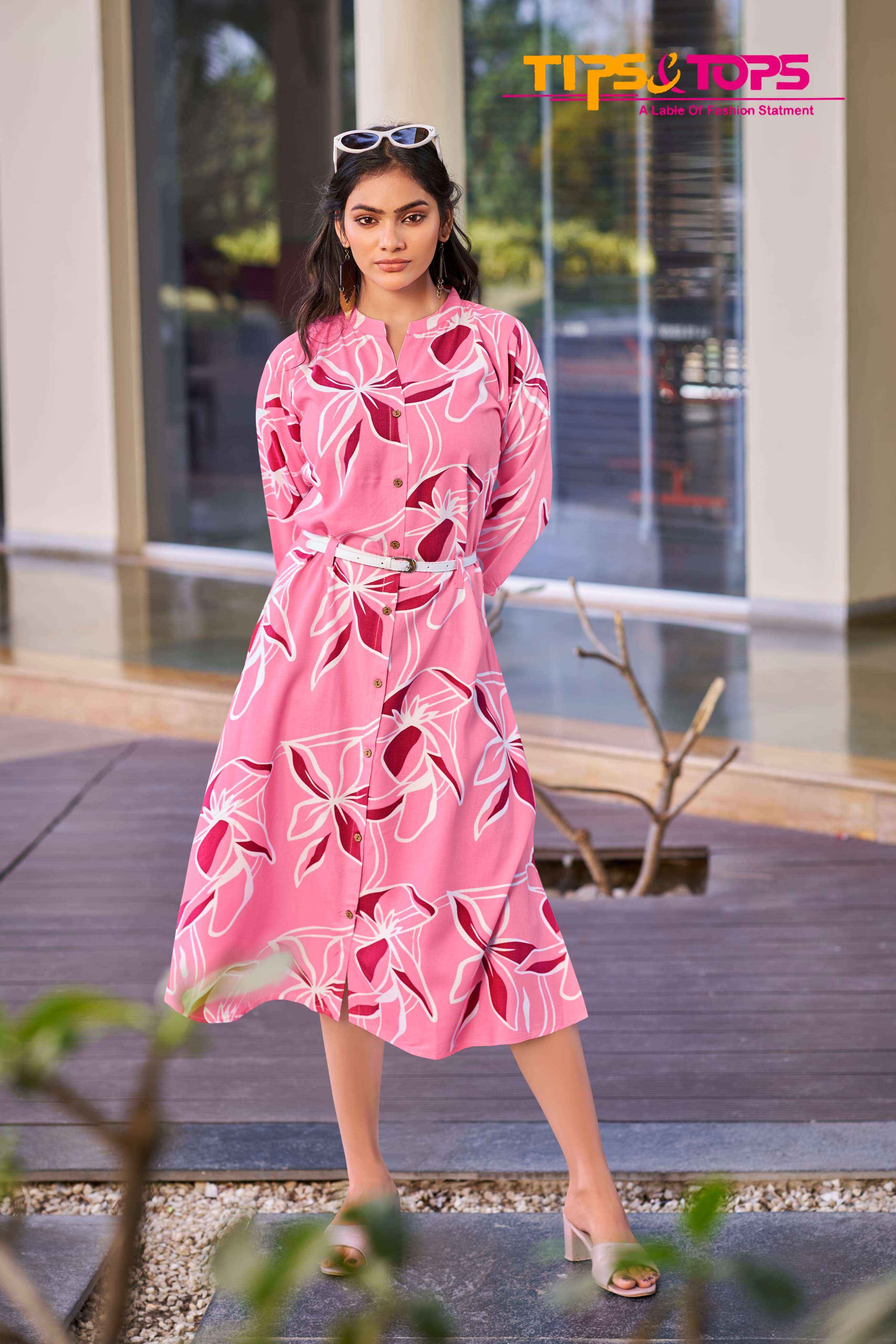 Tips & Tops Mimi Vol 3 Reyon Kurti 6 pcs Catalogue