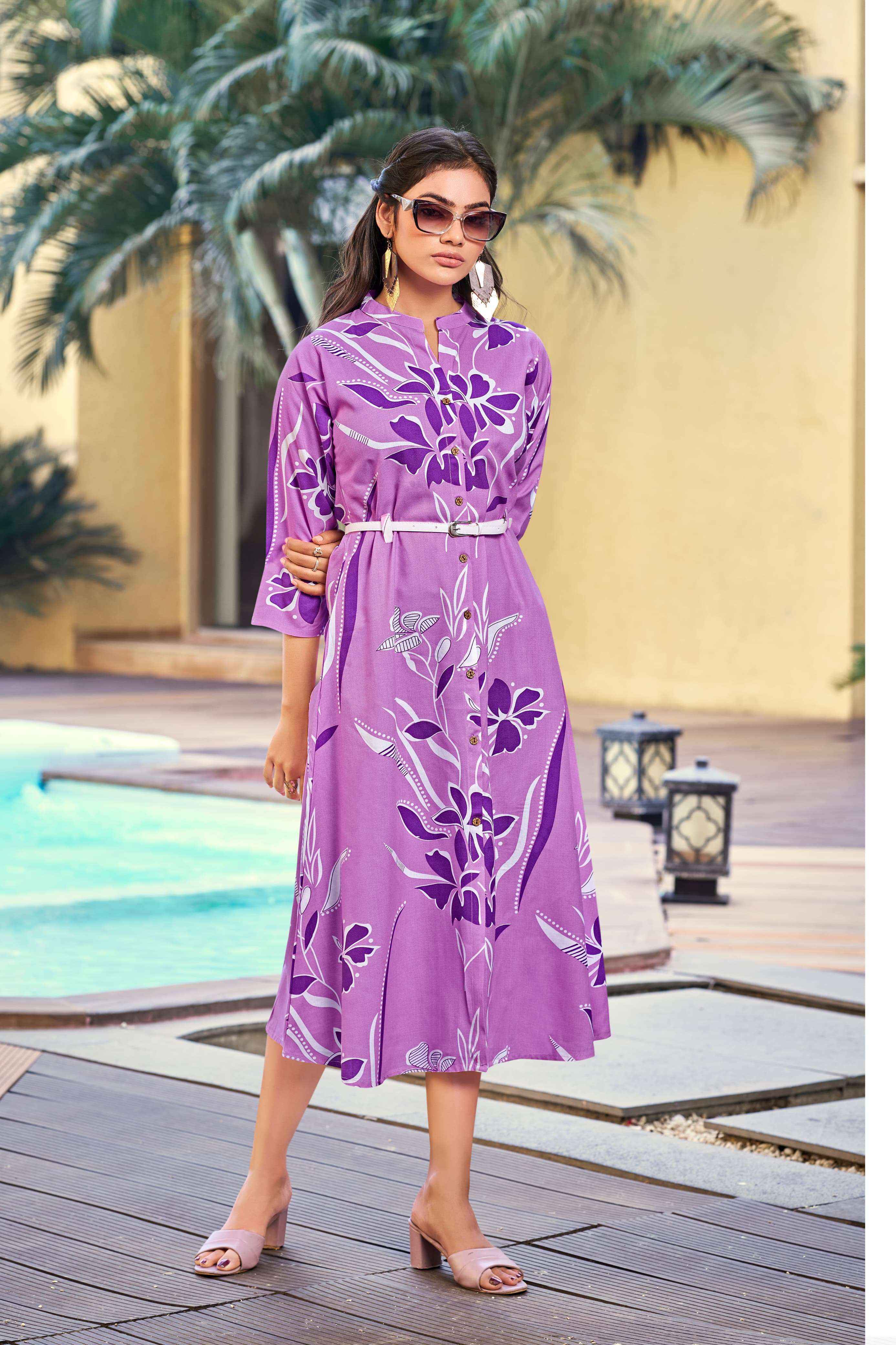 Tips & Tops Mimi Vol 3 Reyon Kurti 6 pcs Catalogue