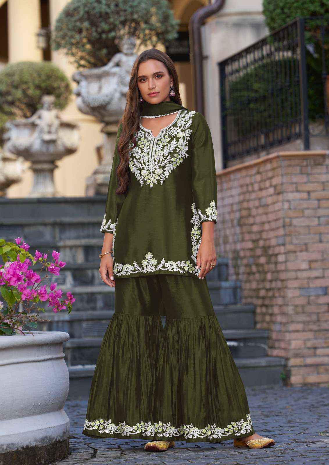 Vamika Anamika Vol 1 Readymade Chinone Dress 5 pcs Catalogue