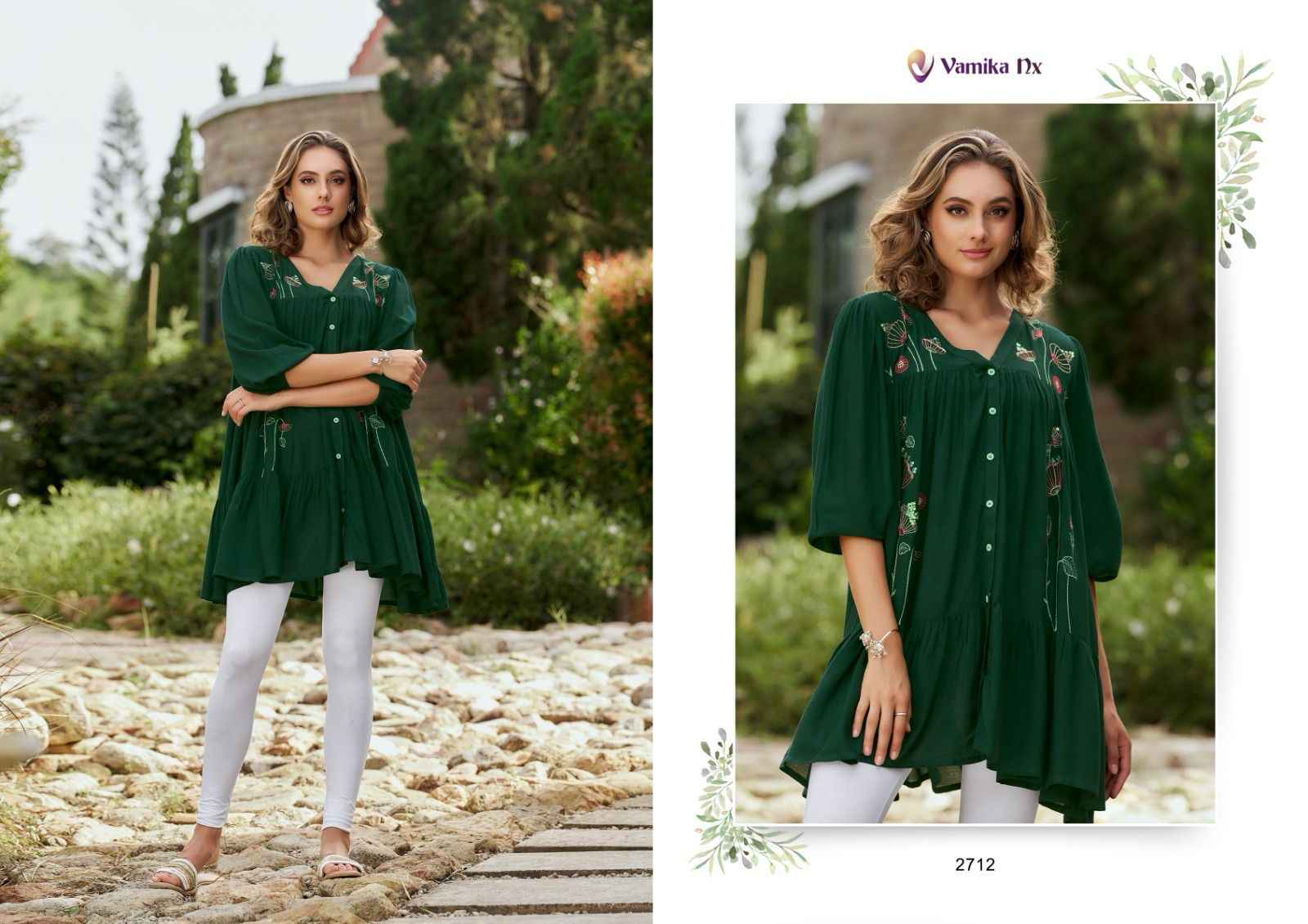 Vamika NX Rang Mahal Vol 3 Rayon Kurti 5 pcs Catalogue
