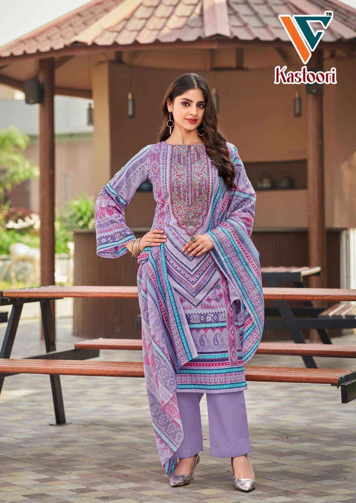 Vandana Creation Kastoori‎‎ Vol 1 Cotton Dress Material 8 pcs Catalogue