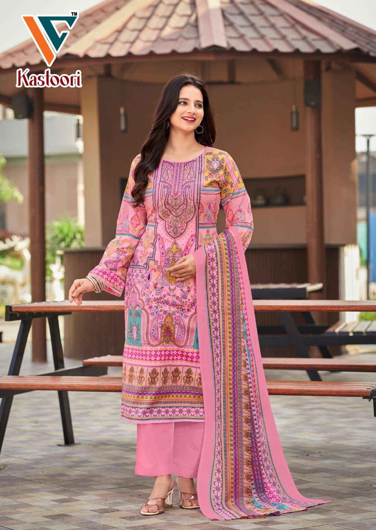 Vandana Creation Kastoori‎‎ Vol 1 Cotton Dress Material 8 pcs Catalogue
