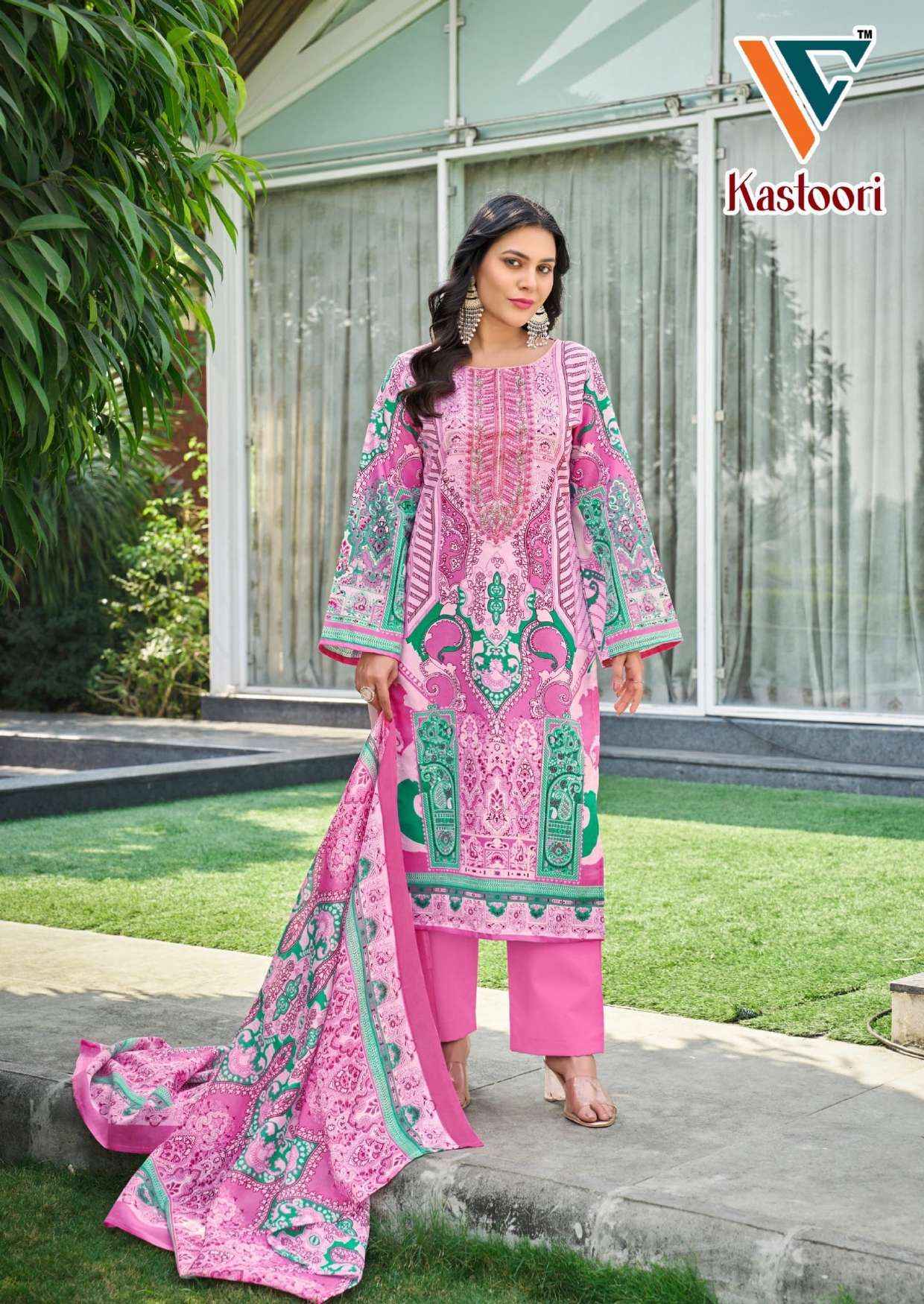 Vandana Creation Kastoori‎‎ Vol 1 Cotton Dress Material 8 pcs Catalogue