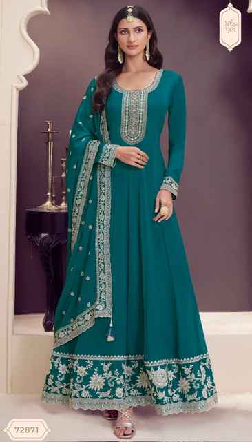 Vinay Fashion Kuleesh Blaze Chinon Dress Material 5 pcs Catalogue