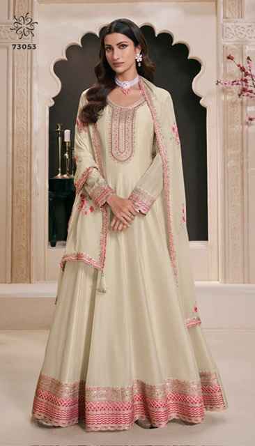 Vinay Kuleesh Naaz Moonga Silk Dress 4 pcs Catalogue
