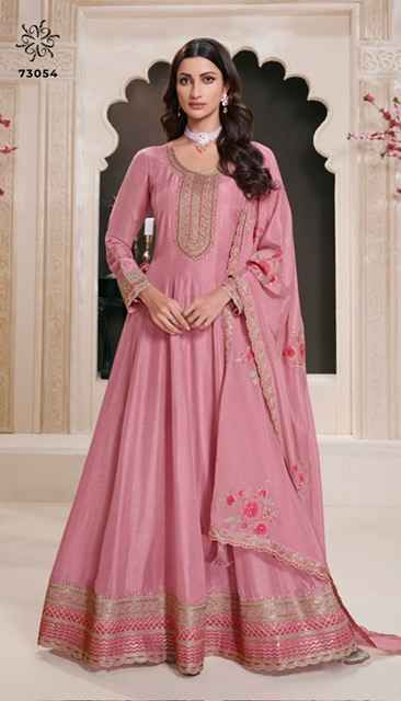 Vinay Kuleesh Naaz Moonga Silk Dress 4 pcs Catalogue